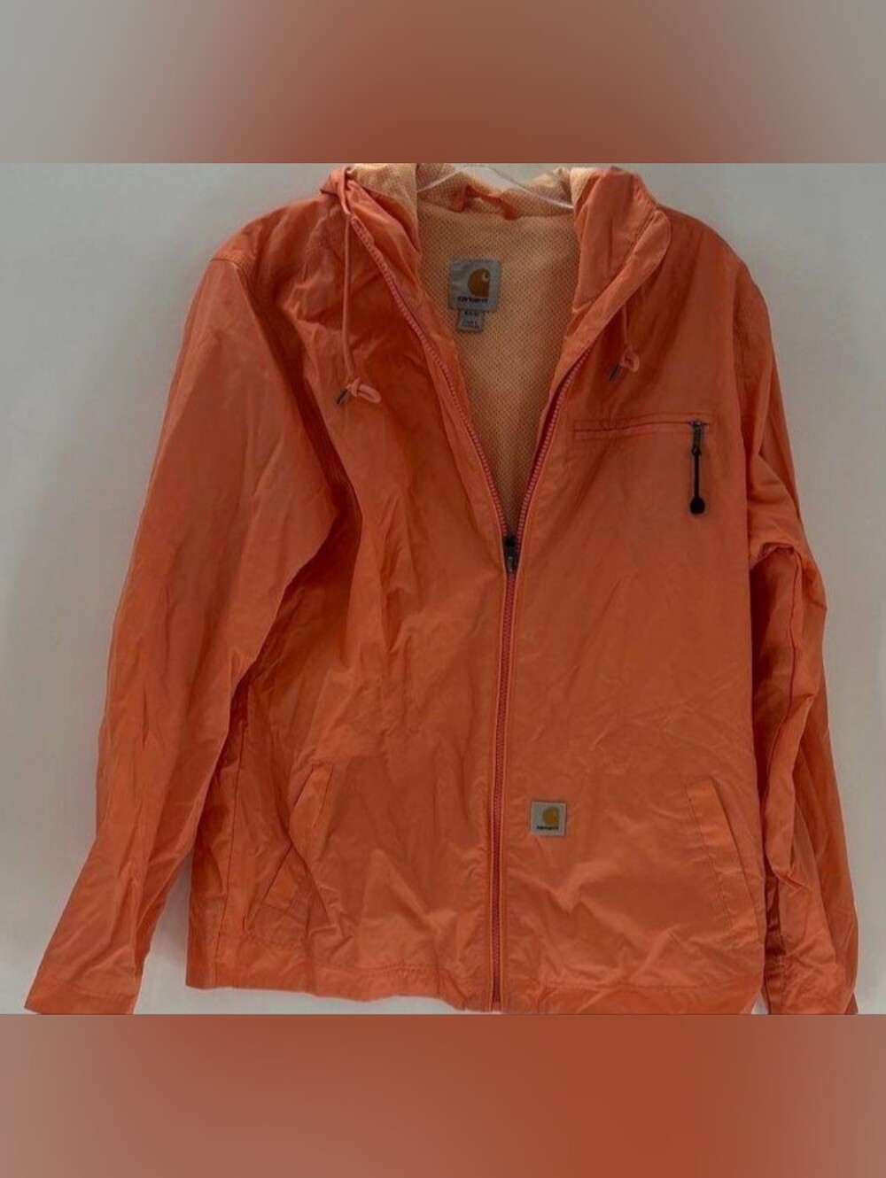Carhartt Wmn's Lightweight Full-Zip Hooded Windbreaker Jacket Size S